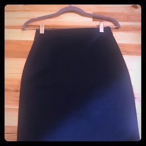 H&M Navy Pencil Skirt